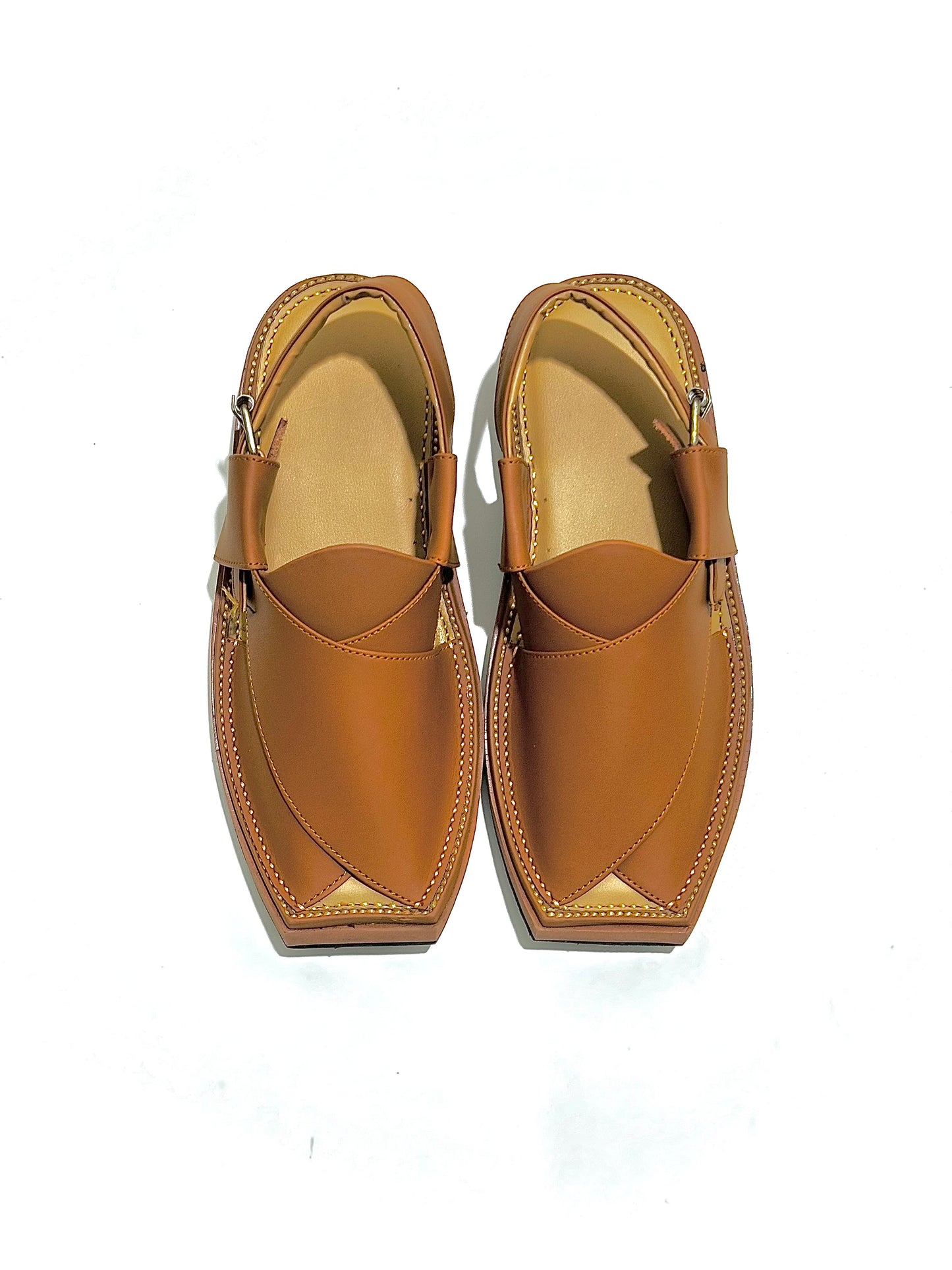 Kaptaan Chappal – Camel Tan