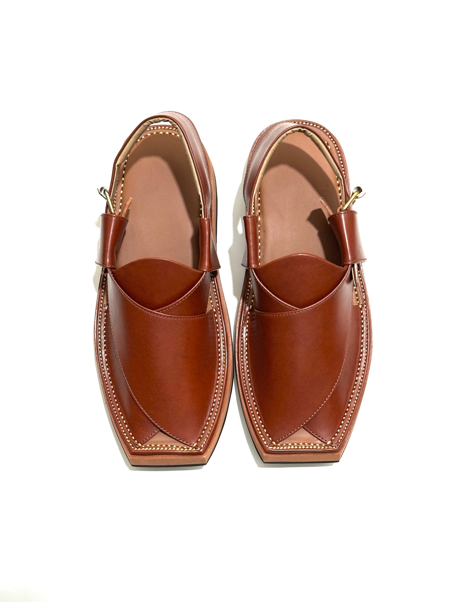 Kaptaan Chappal – Chestnut Tan ( Malta Colour )