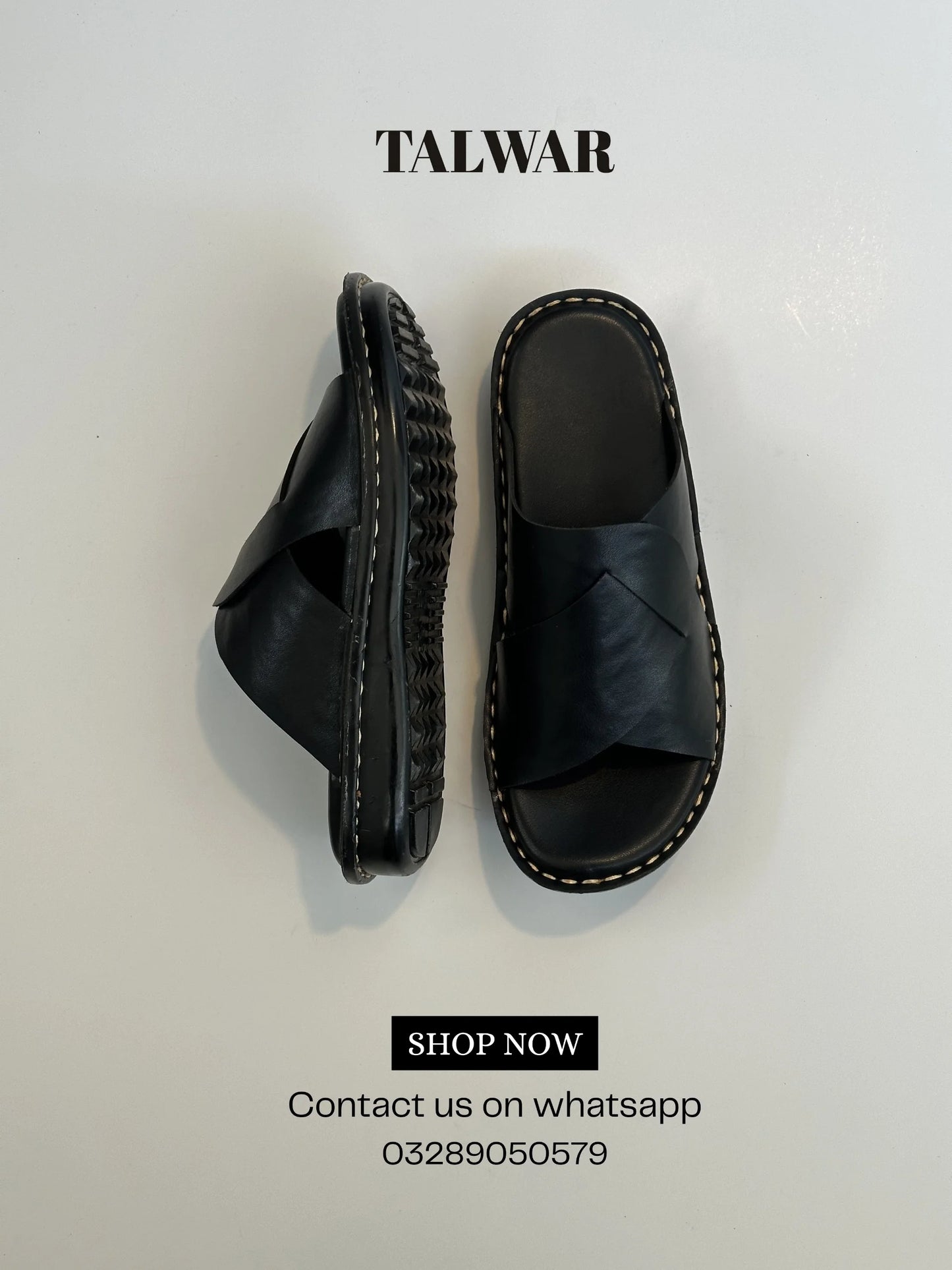 Talwar Handmade Soft Slippers - Carbon Black