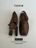 Talwar Premium triple gear Chappal - Heritage Brown
