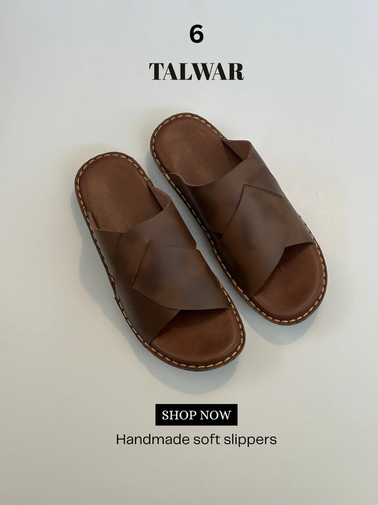 Talwar Handmade Soft Slippers - Deep Chocolate