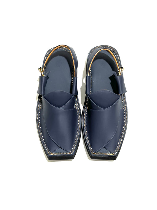 Kaptaan Chappal – Navy Blue
