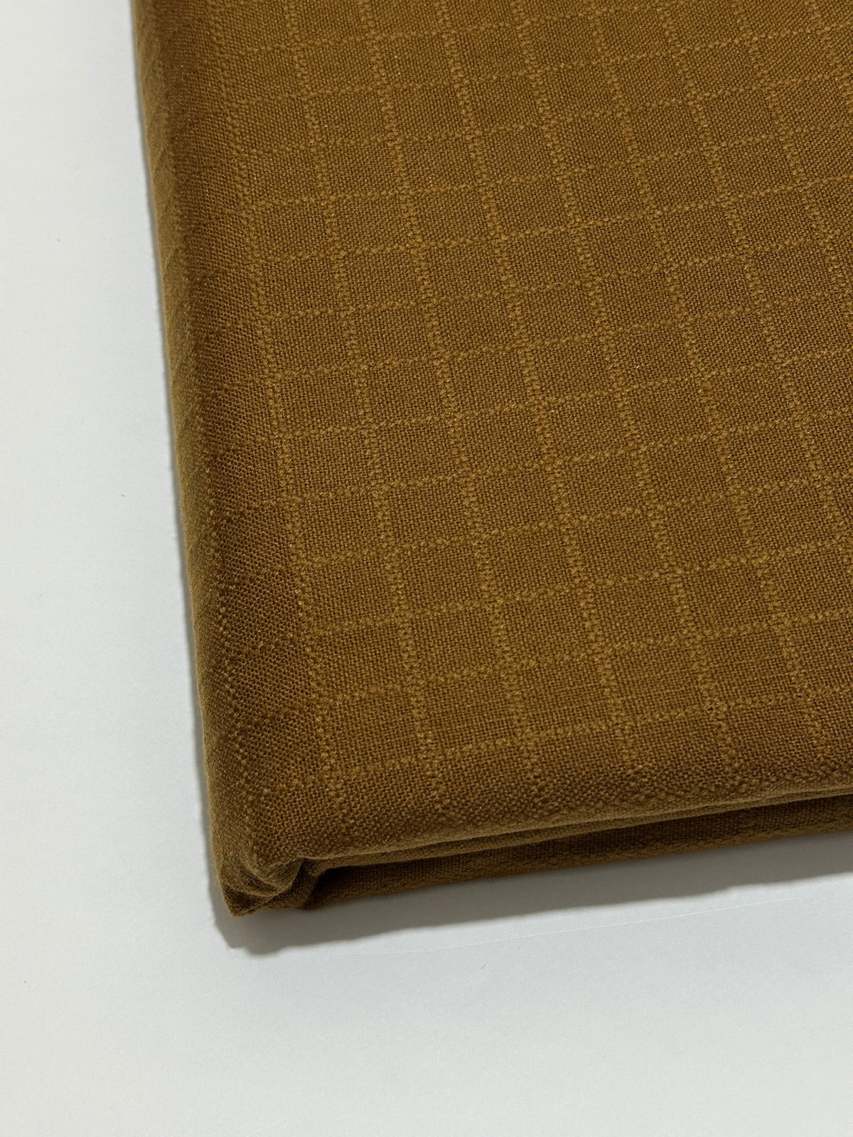 Talwar Store Slub Hamtaa fabric in Warm Mustard Brown, view 1