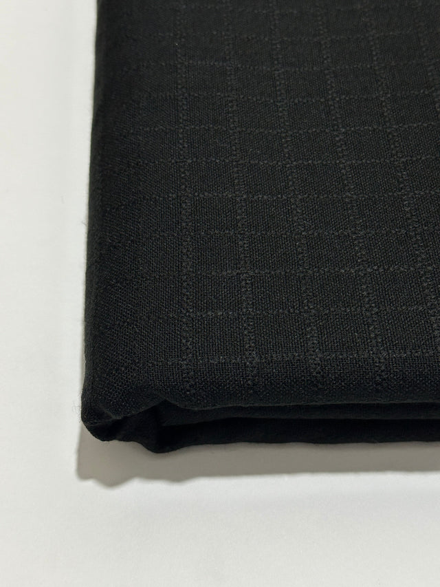 Talwar Store Slub Hamtaa fabric in Classic Black, view 1
