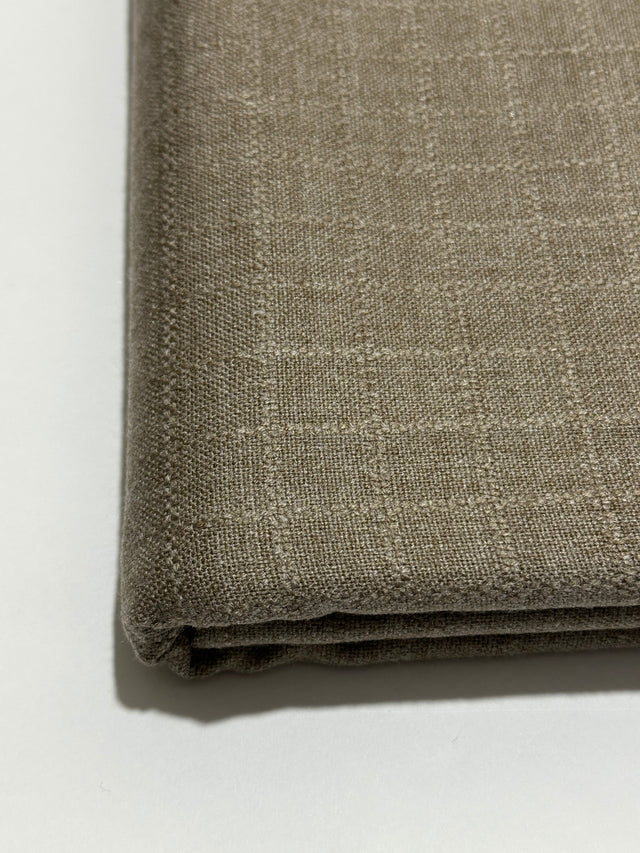 Talwar Store Slub Hamtaa fabric in Taupe Grey, view 1
