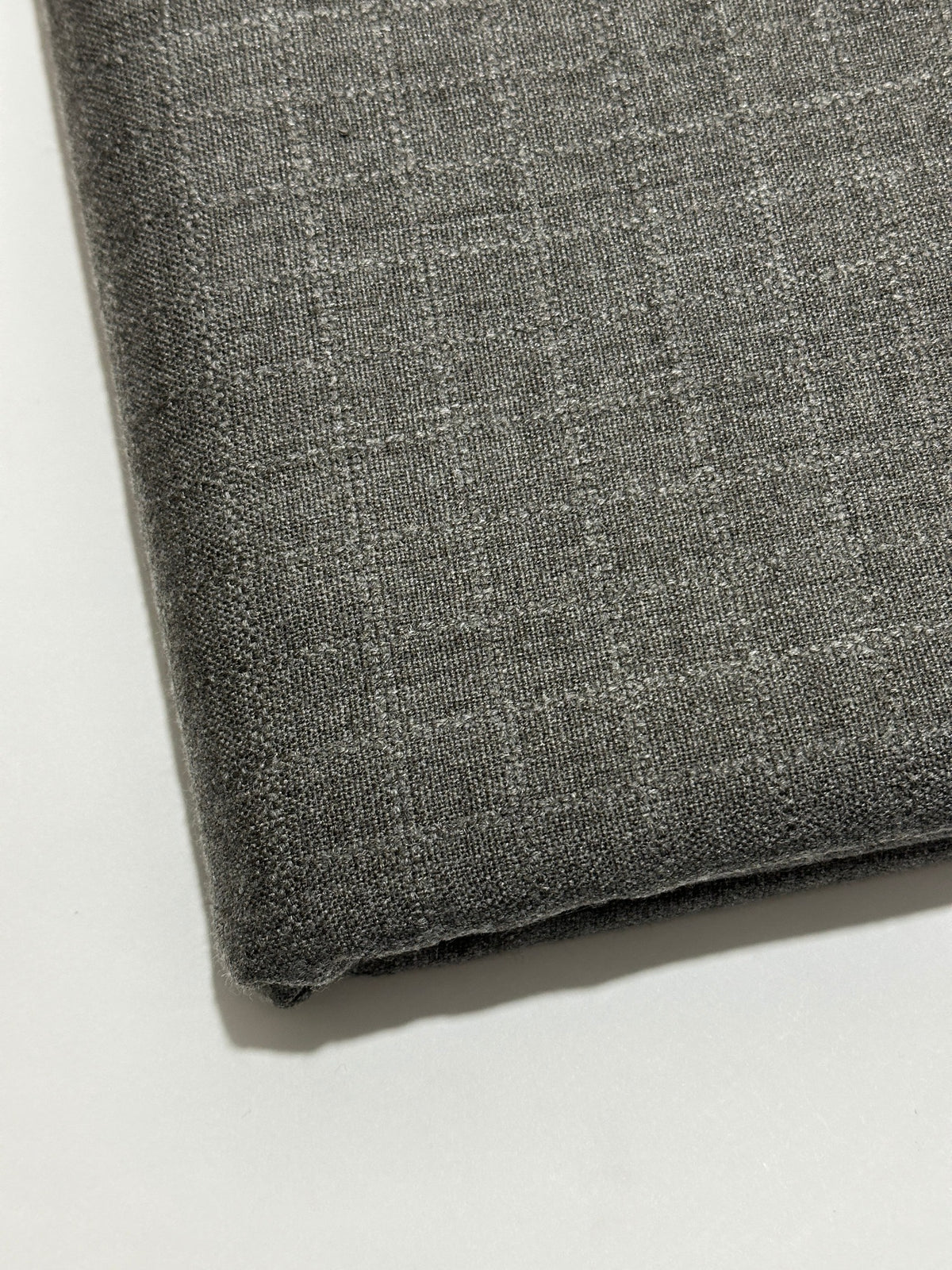 Talwar Store Slub Hamtaa fabric in Stone Grey, view 1