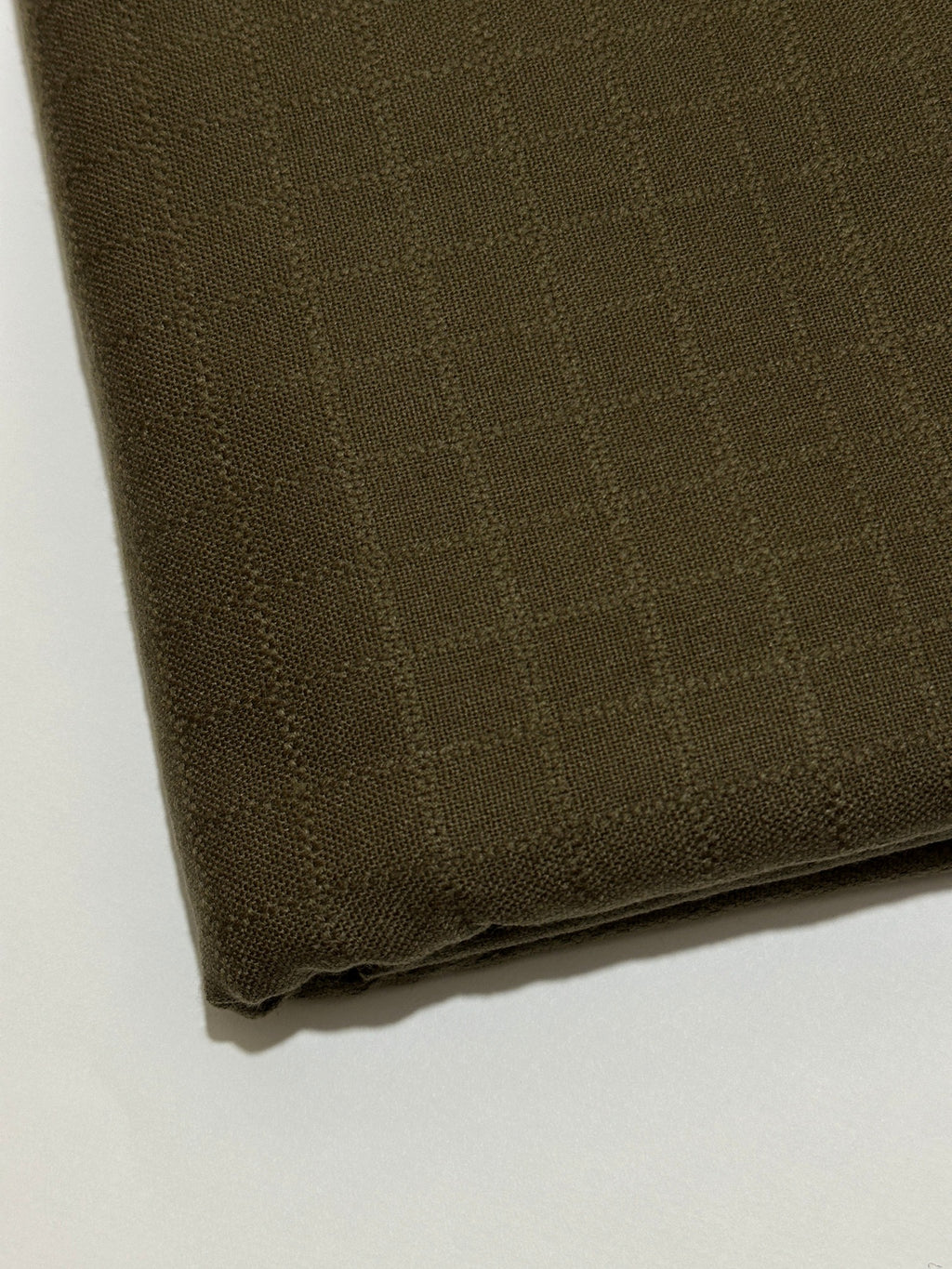 Talwar Store Slub Hamtaa fabric in Dark Olive, view 2