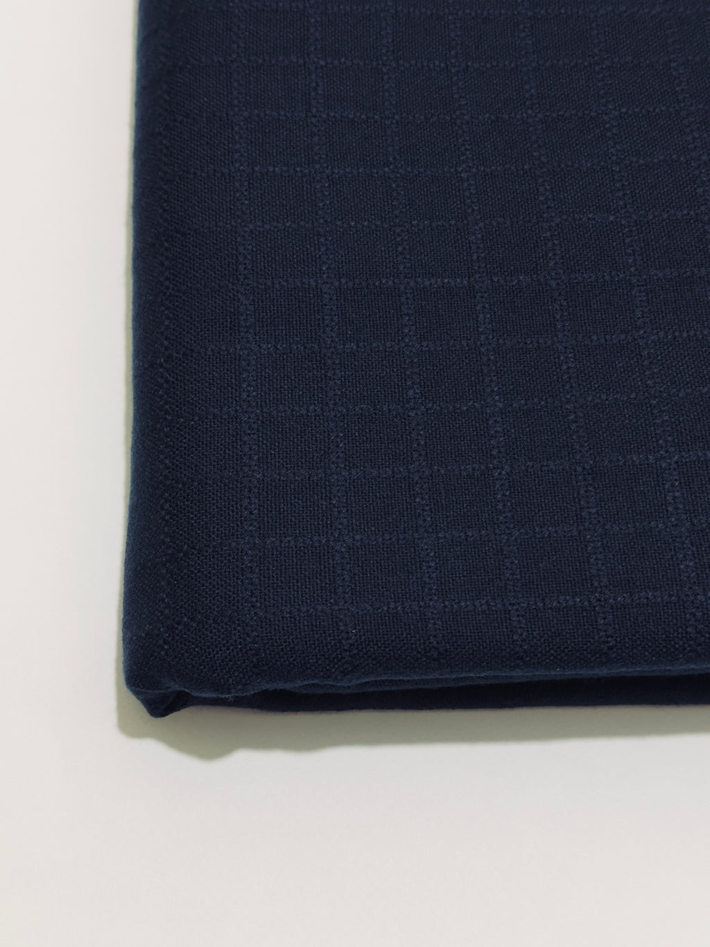 Talwar Store Slub Hamtaa fabric in Classic Navy Blue, view 1